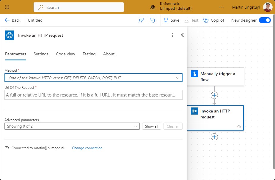 Configuring the request