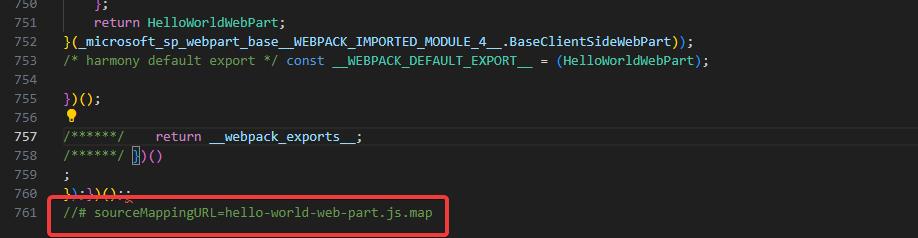 Sourcemap reference