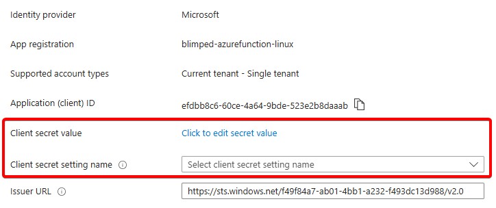 edit identity provider settings