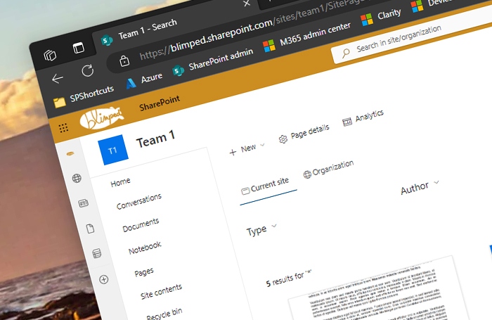 Quick tip: customizing the SharePoint site search experience