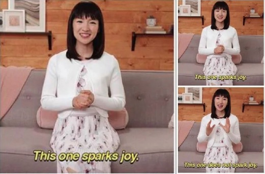 Marie Kondo: Does this spark joy