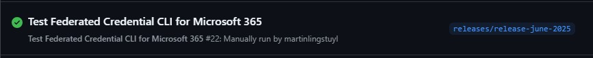 github-action-run-success