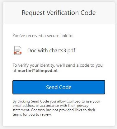 Using a SharePoint verification code