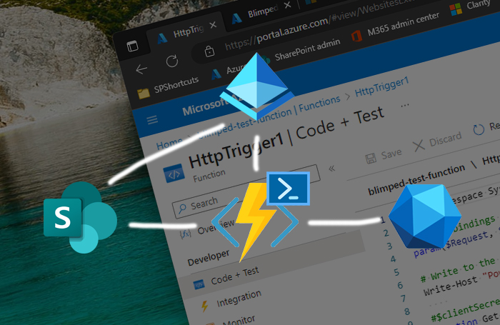 Thumbnail Using the on-behalf-of flow in Azure PowerShell Functions