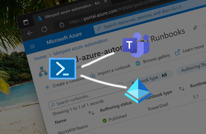 Thumbnail Working with Microsoft Teams PowerShell in Azure Automation